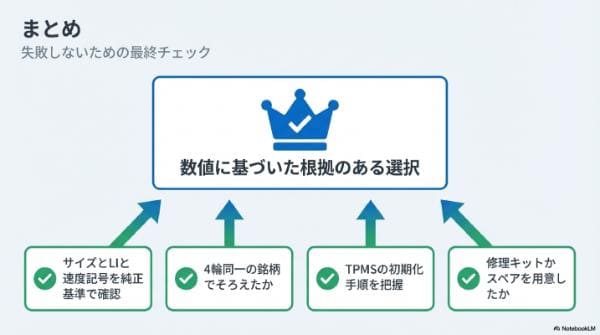 まとめ｜脱ランフラットで失敗しない！ノーマルタイヤへ履き替える条件とパンク対策