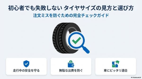 タイヤサイズの見方｜側面表記の数字の意味完全ガイド