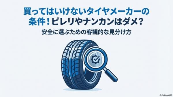 買ってはいけないタイヤメーカーの条件！ピレリやナンカンはダメ？