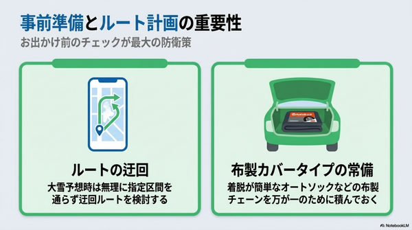 事前準備とルート計画の重要性