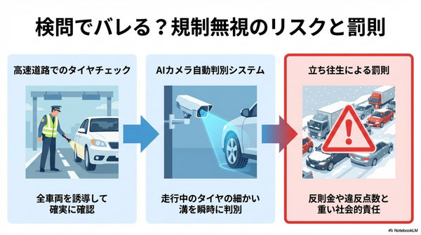 検問でバレる？規制無視のリスクと罰則